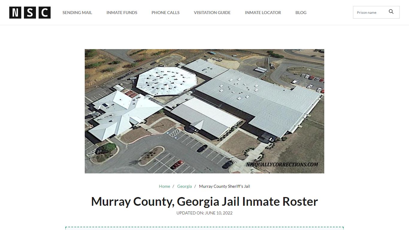 Murray County, Georgia Jail Inmate Roster